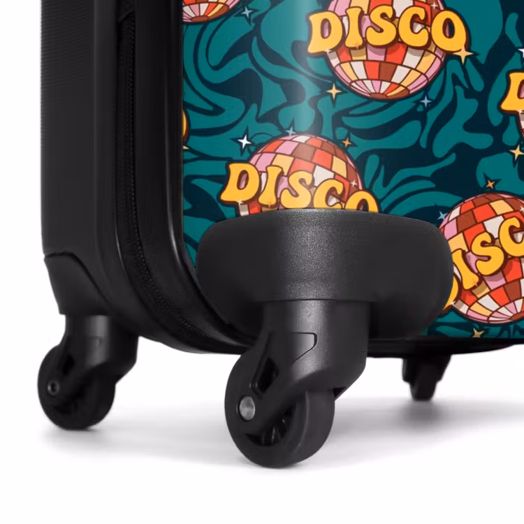 Valise - Retro disco wave bal patroon kleurrijk — 7