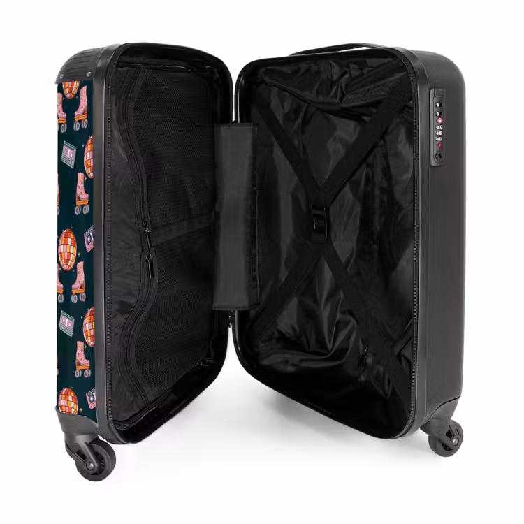 Valise - Retro disco 70s patroon kleurrijk — 5