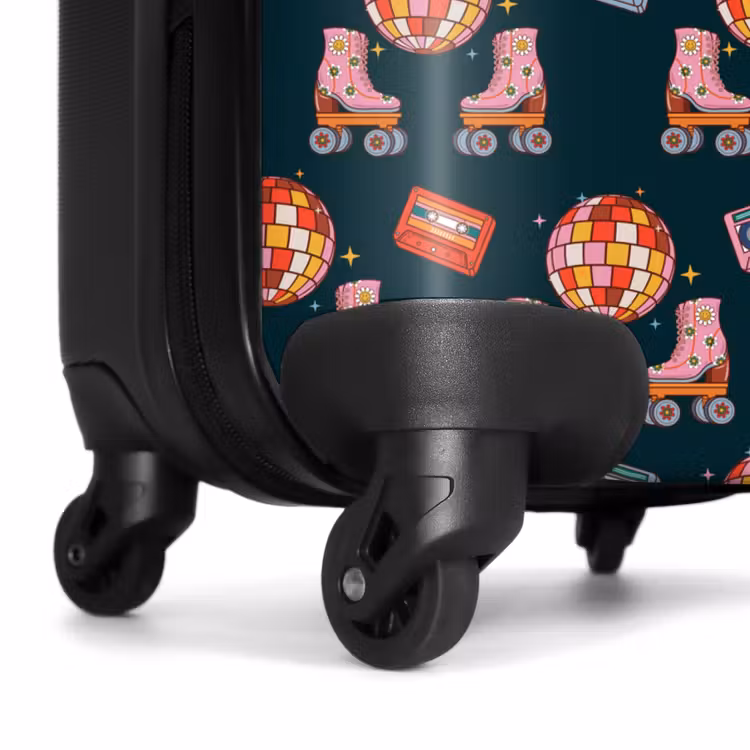 Valise - Retro disco 70s patroon kleurrijk — 7
