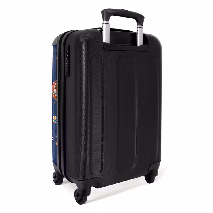Valise - Retro disco regenbogen patroon kleurrijk — 4