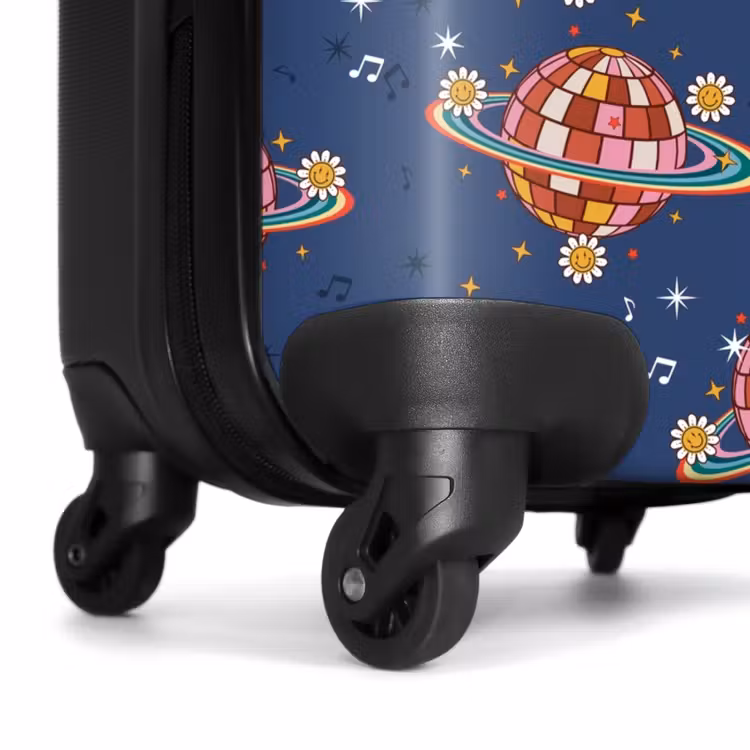 Valise - Retro disco regenbogen patroon kleurrijk — 7