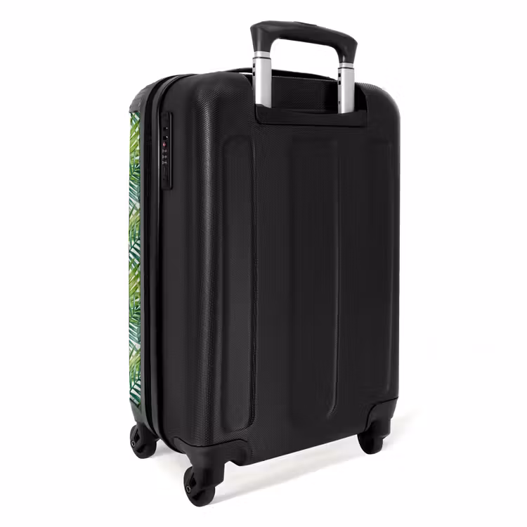 Valise - Palmier à feuilles variées à motifs verts — 3