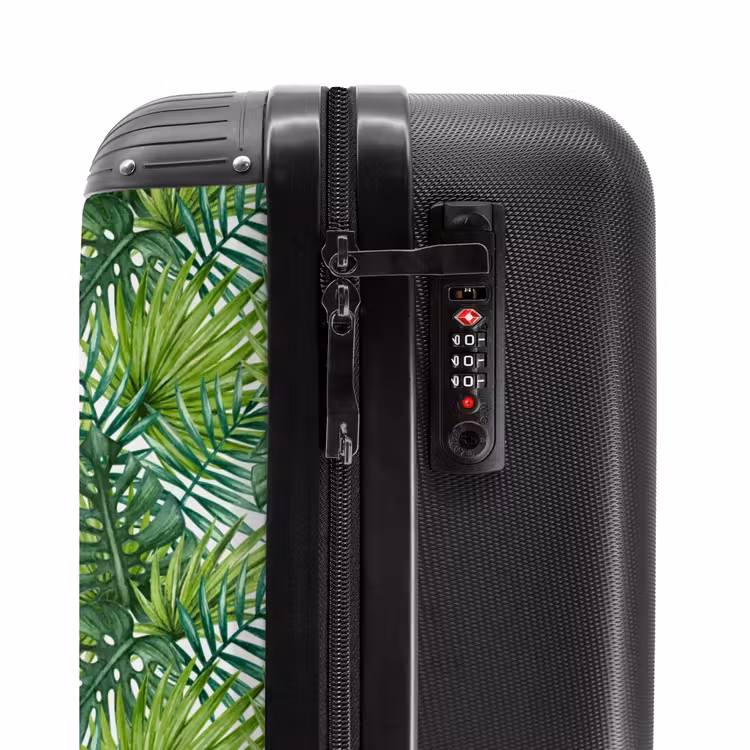 Valise - Palmier à feuilles variées à motifs verts — 5