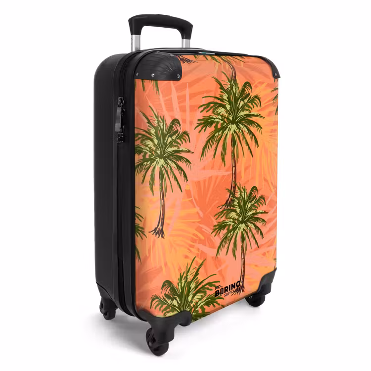 Valise - Palmiers sur fond lumineux. — 2