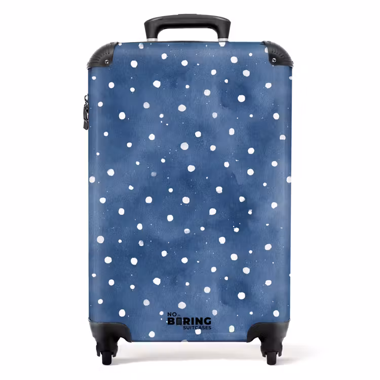 Valise - Motif à points bleu — 1
