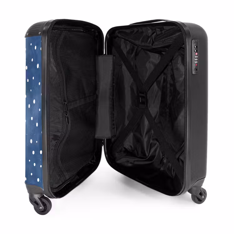 Valise - Motif à points bleu — 5