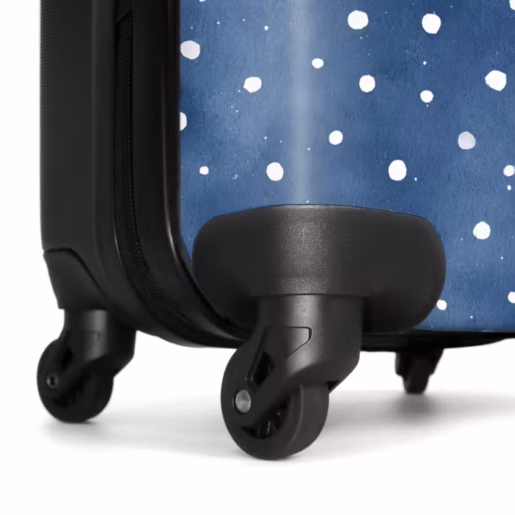 Valise - Motif à points bleu — 7