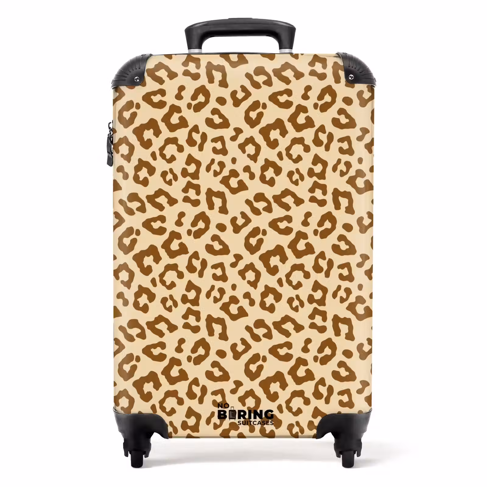 Valise - Motif léopard marron clair — 1