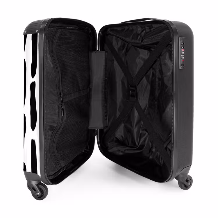Valise - Formes noires sur fond blanc — 5