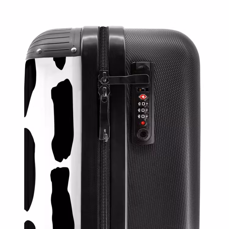 Valise - Formes noires sur fond blanc — 6