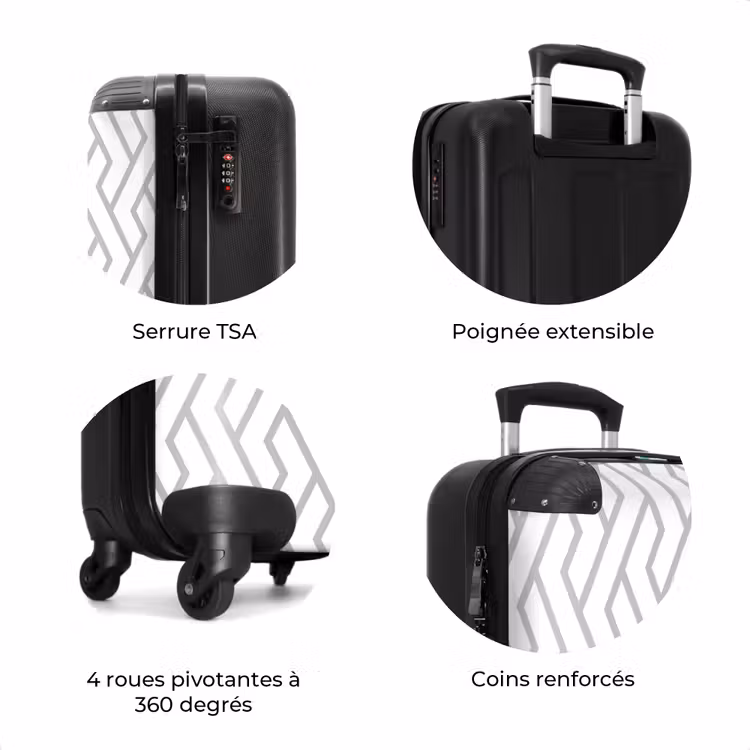 Valise - Graphique - Motif - Moderne - Ligne — 8