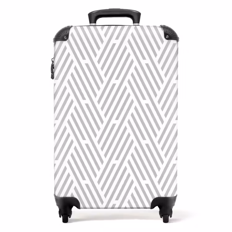 Valise - Graphique - Motif - Moderne - Rayures — 1