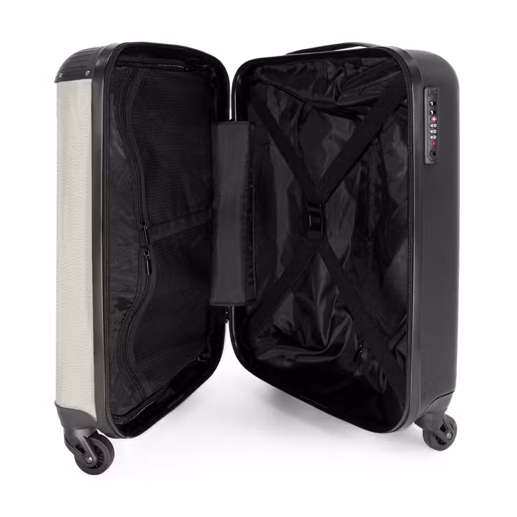 Valise - Motif en cuir blanc — 5