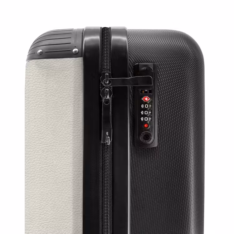 Valise - Motif en cuir blanc — 6
