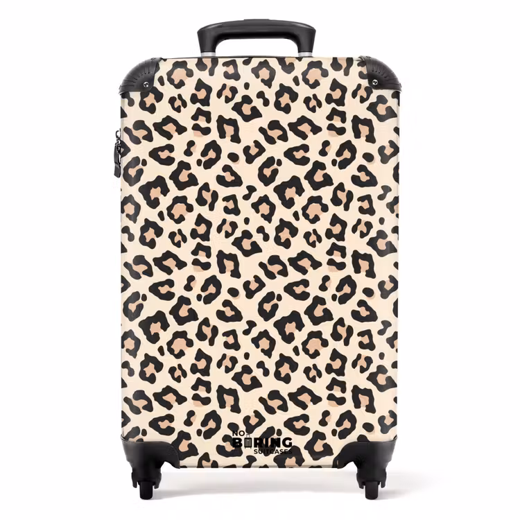 Valise - Motif léopard beige — 1