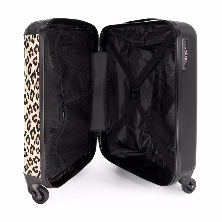 Valise - Motif léopard beige — 4