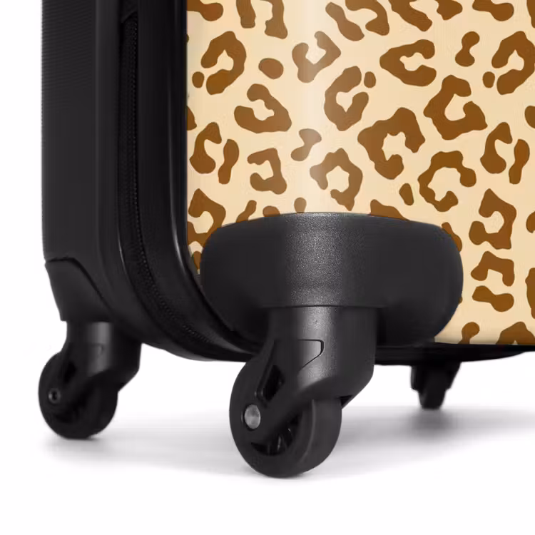 Valise - Motif léopard marron clair — 6