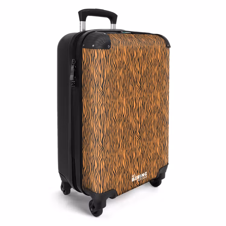 Valise - Motif tigré orange — 2
