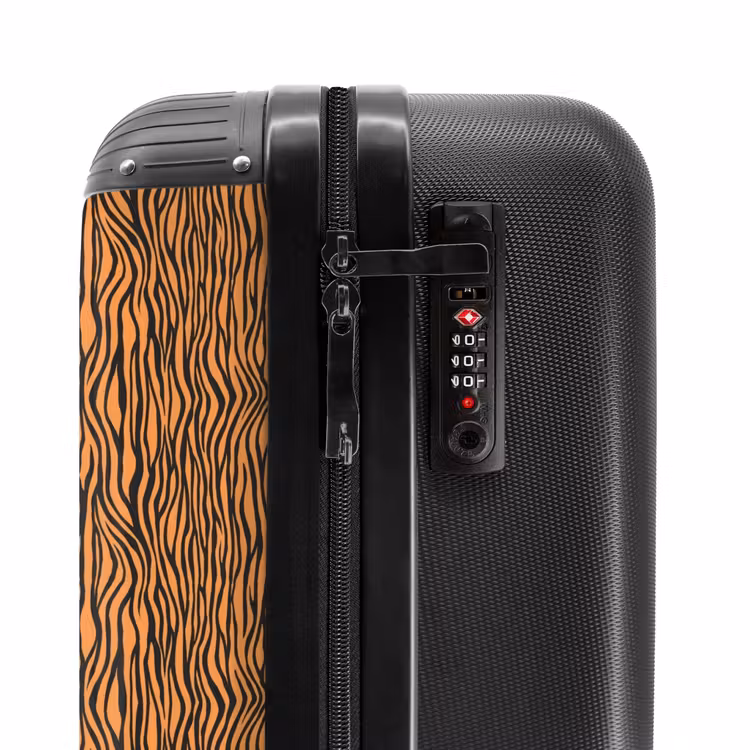 Valise - Motif tigré orange — 5