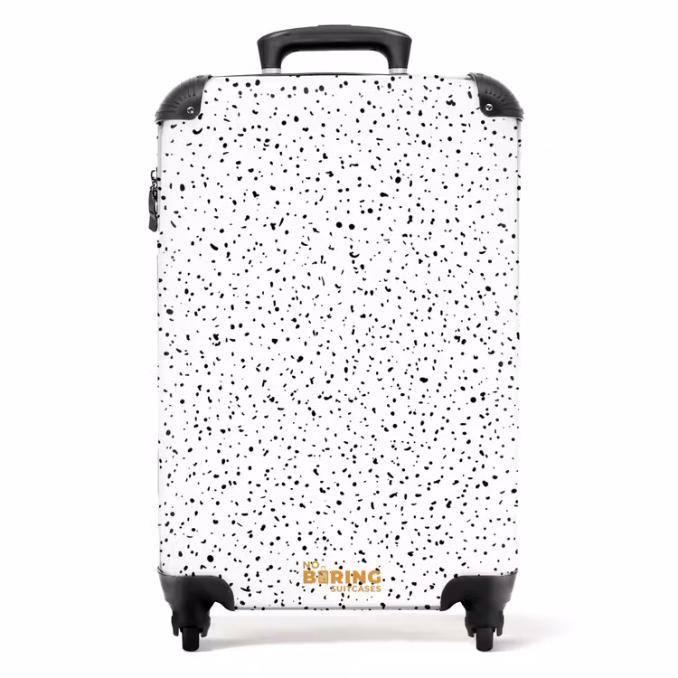 Valise - Petits points sur fond blanc — 1