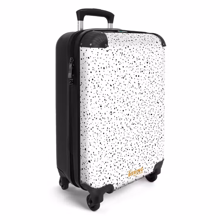 Valise - Petits points sur fond blanc — 2