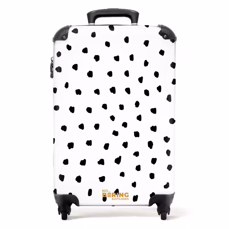 Valise - Points noirs sur fond blanc — 1