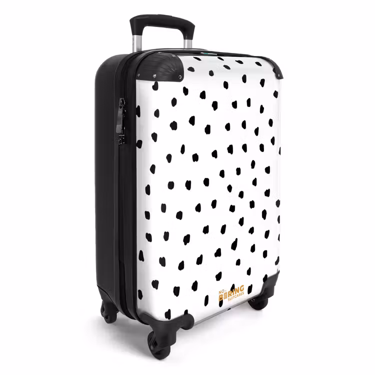 Valise - Points noirs sur fond blanc — 2