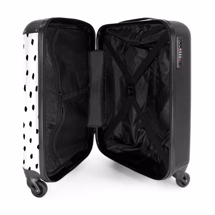 Valise - Points noirs sur fond blanc — 5