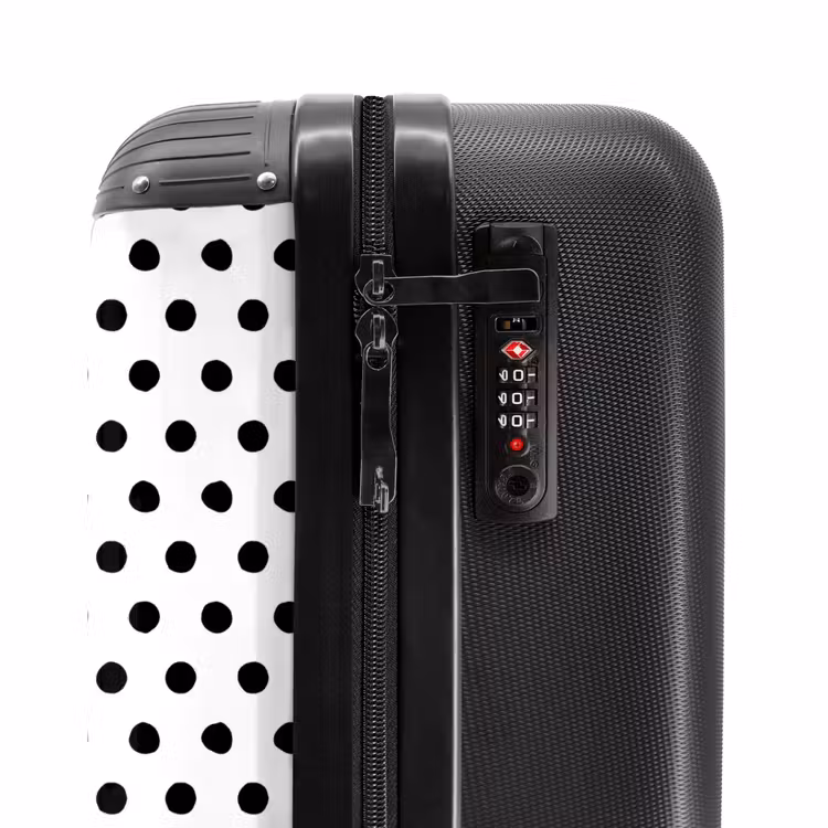 Valise - Points noirs symétriques sur fond blanc — 6
