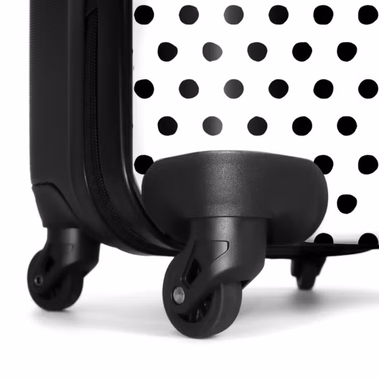 Valise - Points noirs symétriques sur fond blanc — 7
