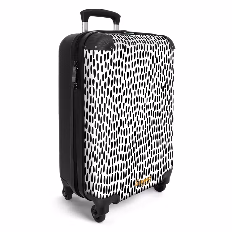 Valise - Points ovales sur fond blanc — 2