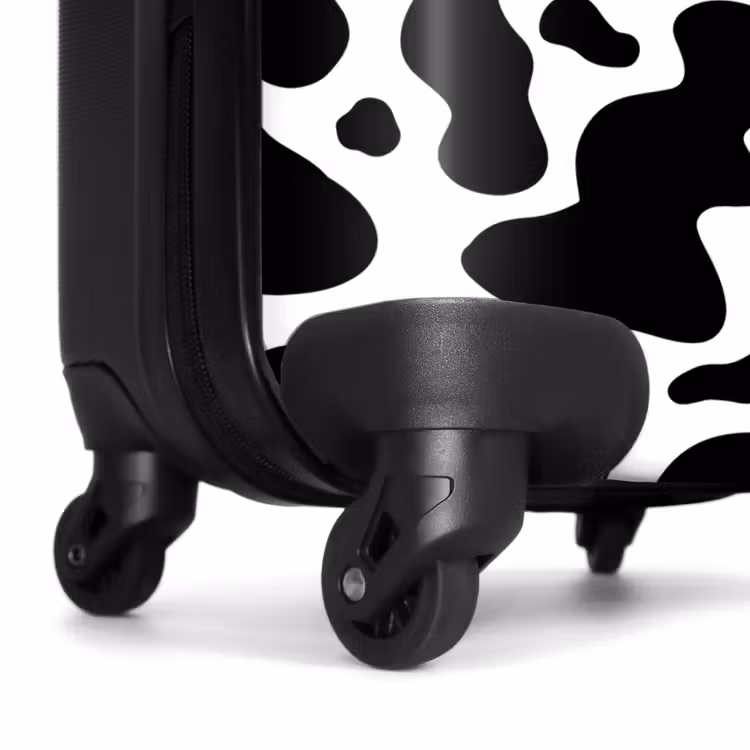 Valise - Taches de vache noires sur fond blanc — 7