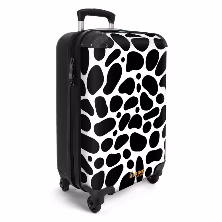 Valise - Taches noires sur fond blanc — 2
