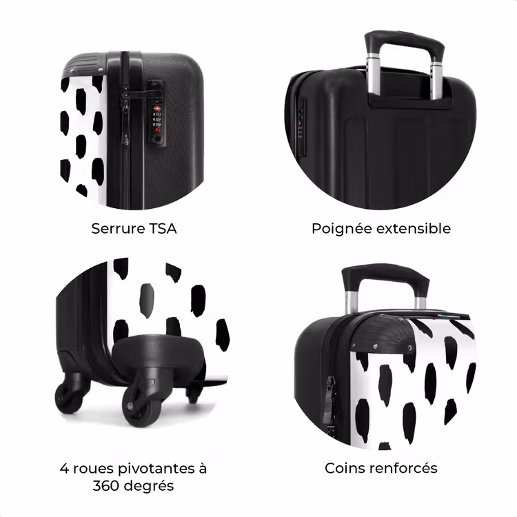 Valise - Taches verticales sur fond blanc — 8