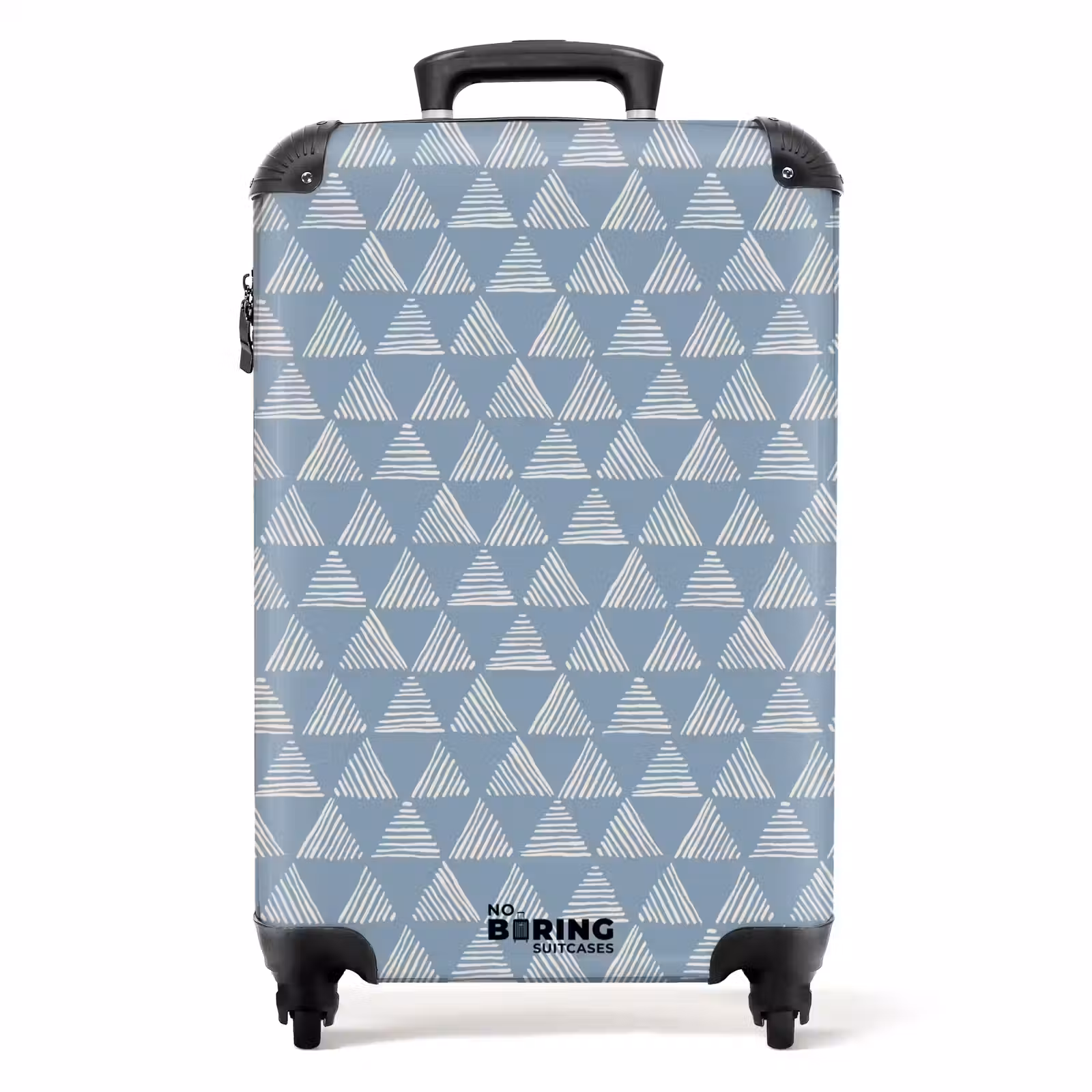 Valise - Modèle de triangles bleus — 1