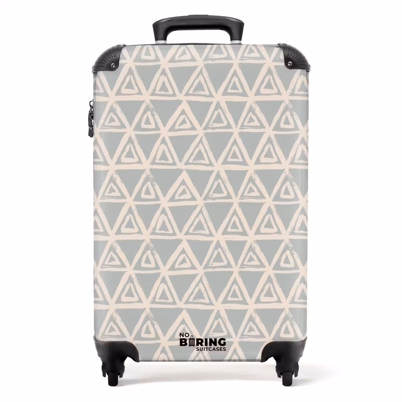 Valise - Structure triangulaire répétitive en pastel — 1