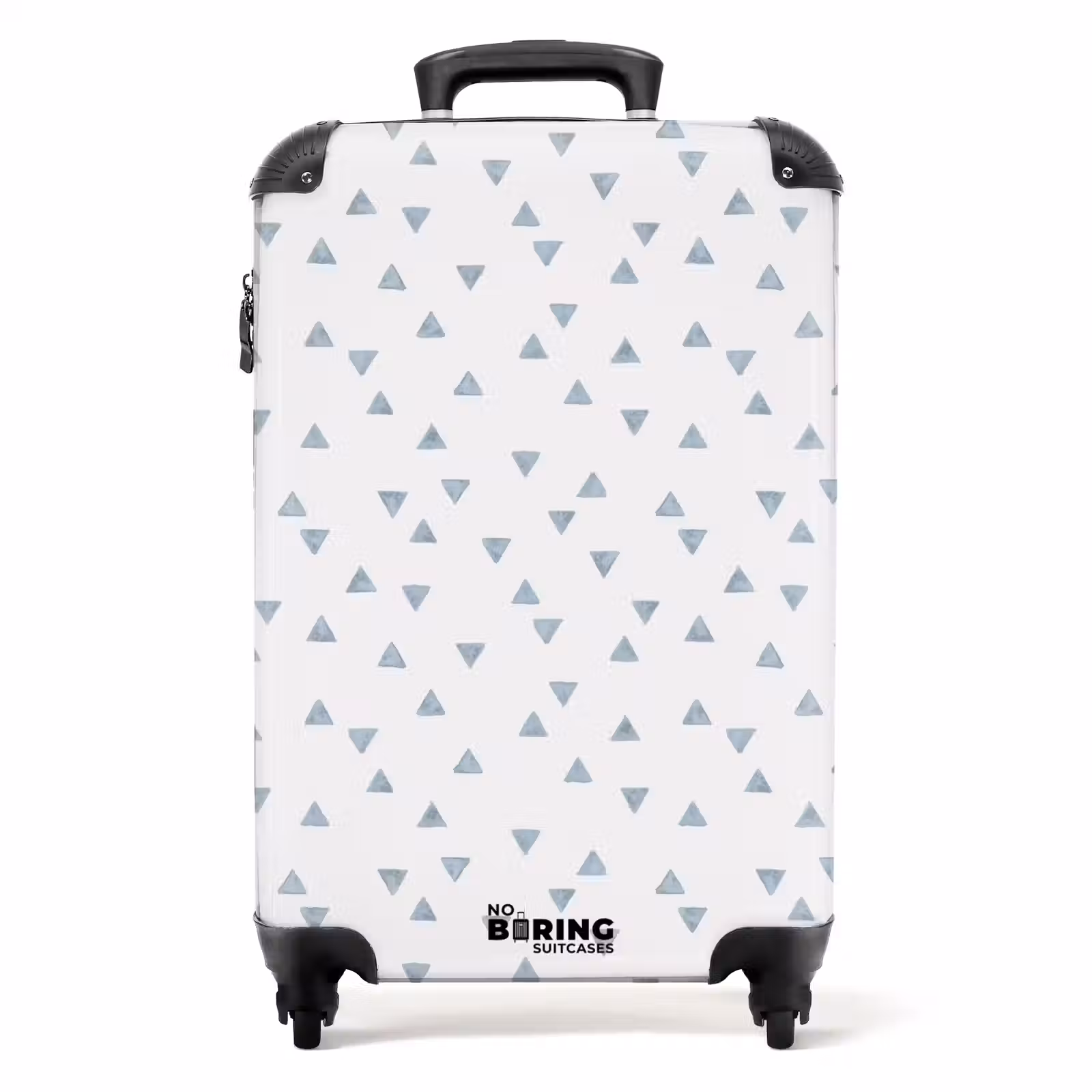 Valise - Triangles bleus sur une surface blanche — 1