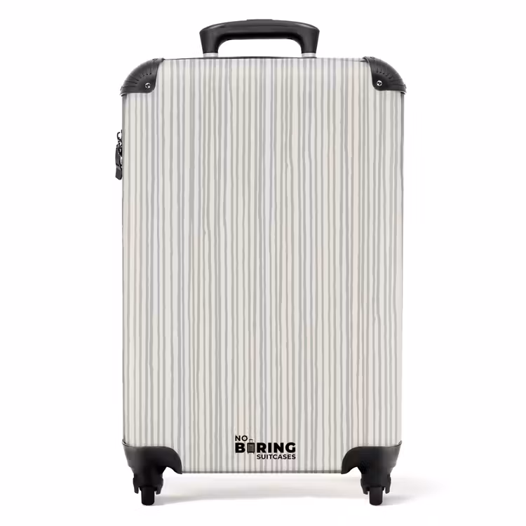 Valise - Bandes de peinture en bleu-gris — 1