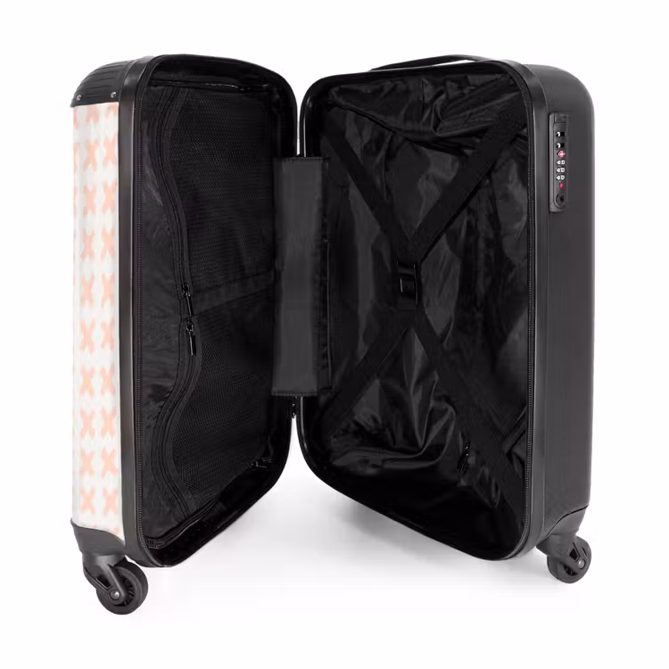 Valise - Croix de corail sur blanc cassé — 4