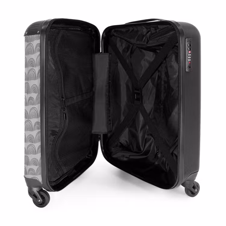 Valise - Demi-cercles gris foncé — 4