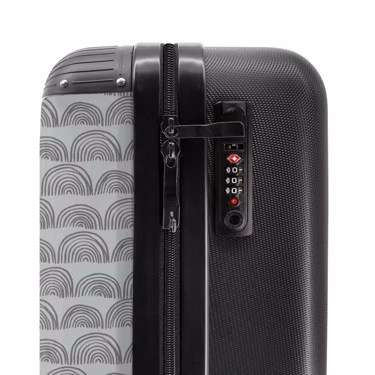 Valise - Demi-cercles gris foncé — 5