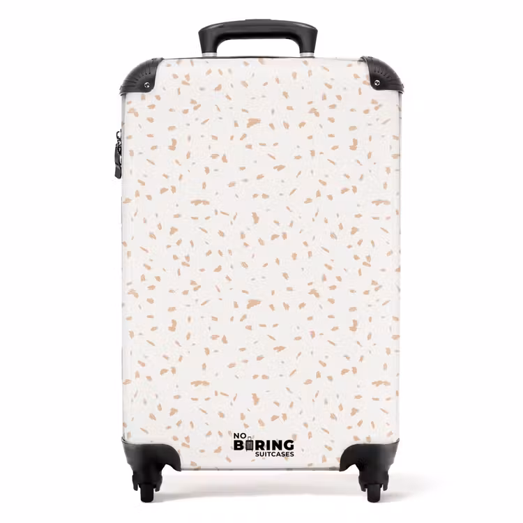 Valise - Éclats de terre cuite sur couleur crème — 1