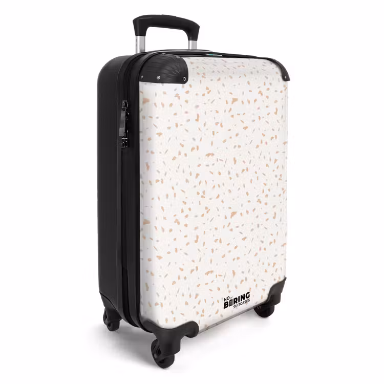 Valise - Éclats de terre cuite sur couleur crème — 2