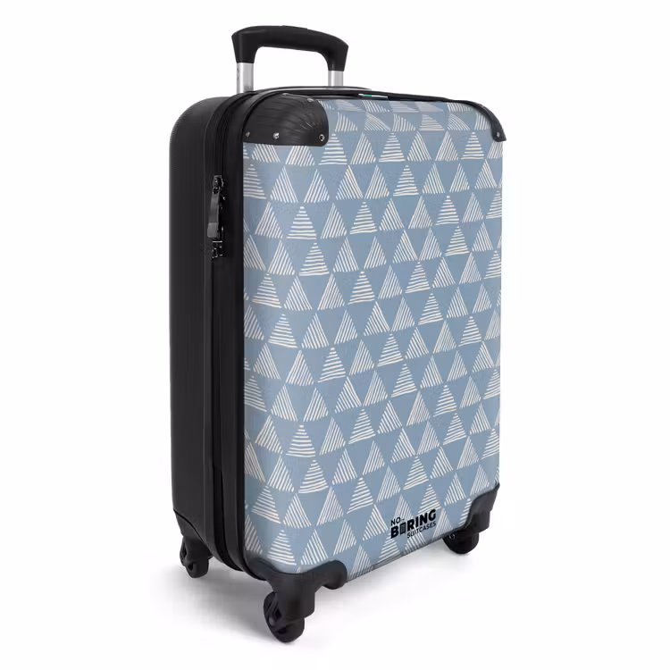 Valise - Modèle de triangles bleus — 2