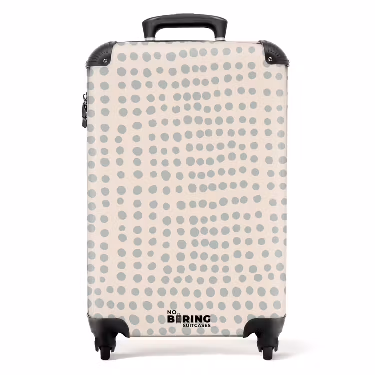 Valise - Points gris-bleu — 1