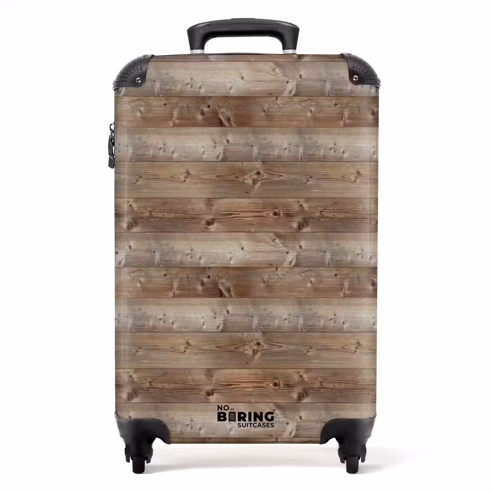 Valise - Planches en bois usé par les intempéries et les nœuds irréguliers — 1