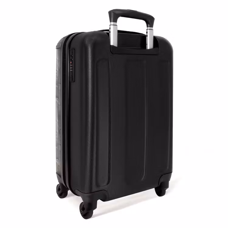 Valise - Bois grisé avec nœuds et lignes verticales — 3