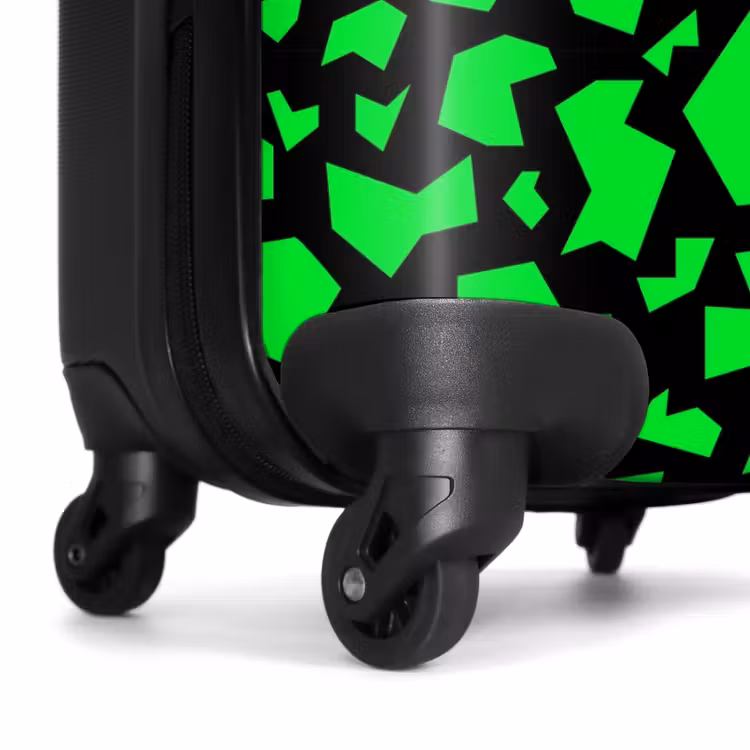 Valise - Fragments verts sur fond noir — 6