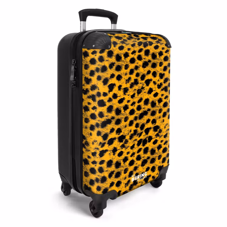 Valise - Impression panthère jaune d'or — 2