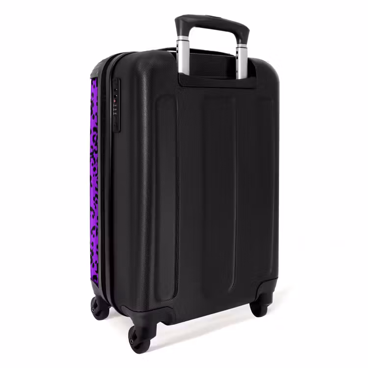 Valise - Motif de panthère en violet et noir — 3
